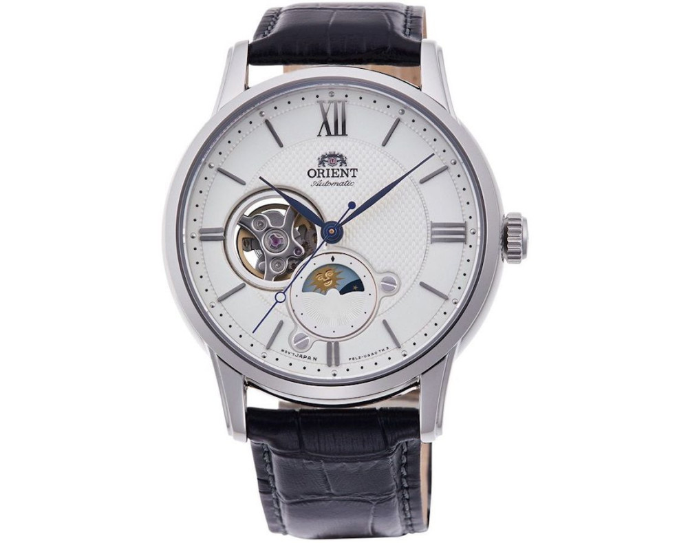 Orient Sun & Moon Open Heart RA-AS0011S10B Man Mechanical Watch