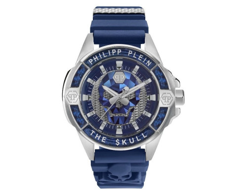 Philipp Plein The Skull Carbon Fiber PWAAA722 Quarzwerk Herren-Armbanduhr