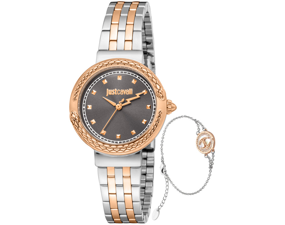 Just Cavalli Brave Snake JC1L311M0075 Quarzwerk Damen-Armbanduhr Just Cavalli Brave Snake JC1L311M0075 Quarzwerk Damen-Armbanduhr