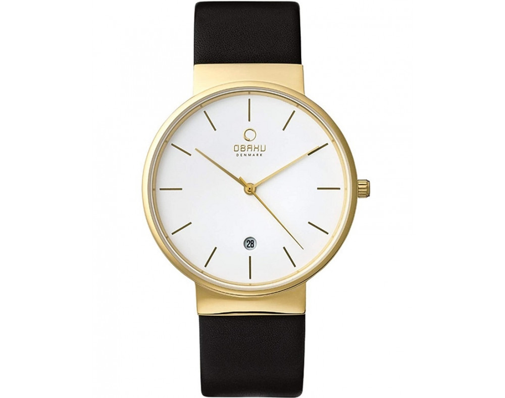 Obaku Klar V153GDGWRB Montre Quartz Homme Obaku Klar V153GDGWRB Montre Quartz Homme