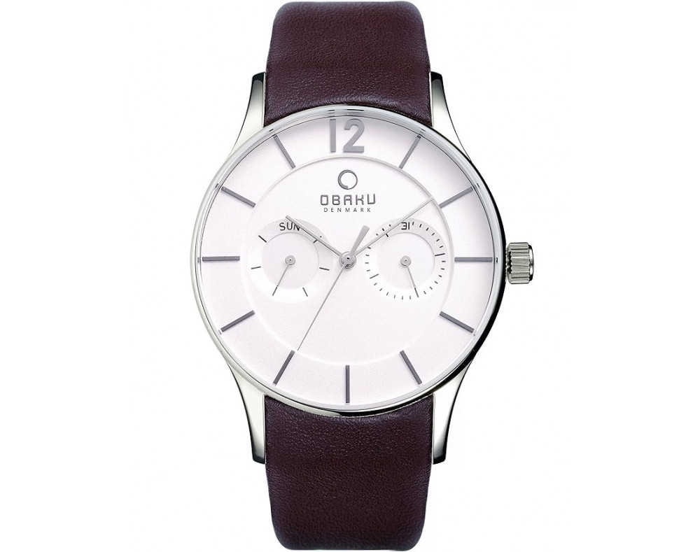 Obaku Vild V175GMCIRN Mens Quartz Watch