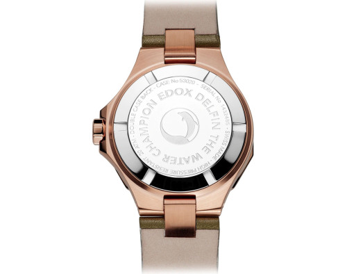 EDOX Delfin Diver 53020-37RC-VR Womens Quartz Watch