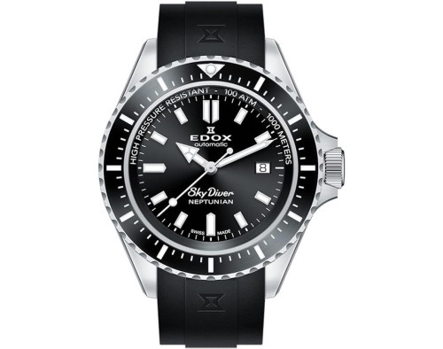 EDOX Skydiver Neptunian 80120-3NCA-NIN Mechanisch Herren-Armbanduhr