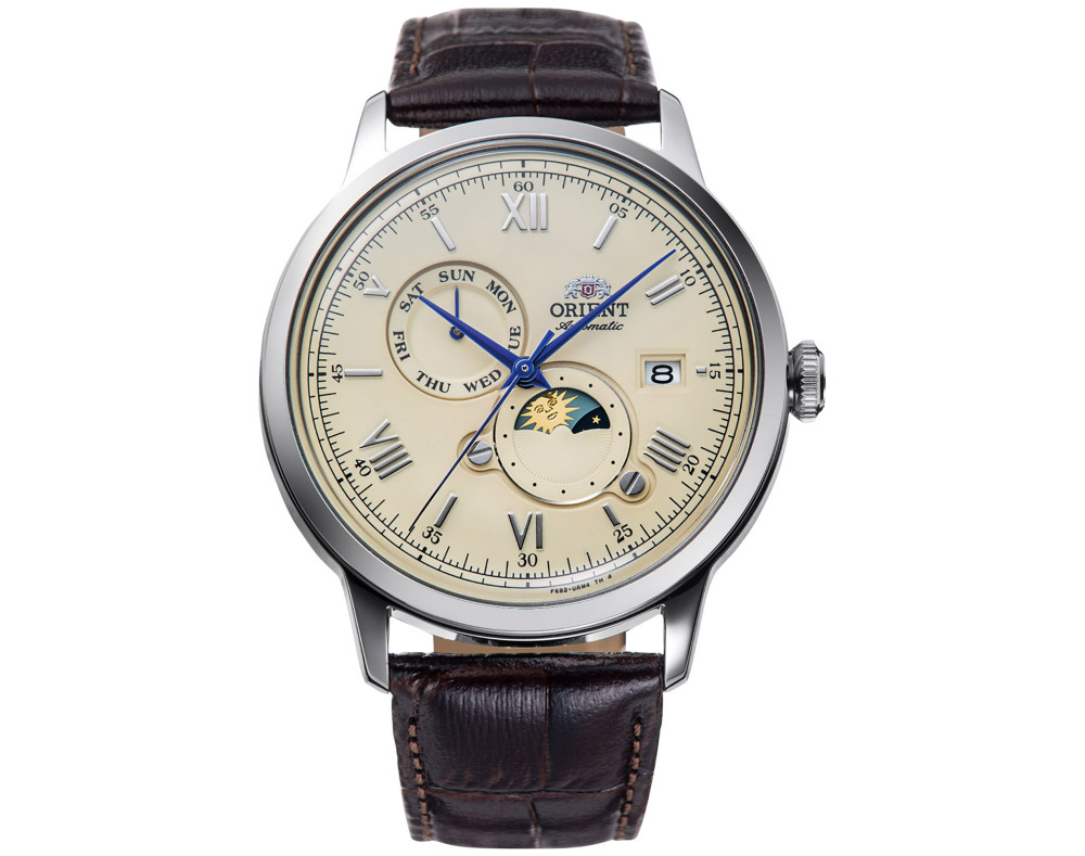 Orient Sun & Moon RA-AK0803Y Orologio Uomo Meccanico