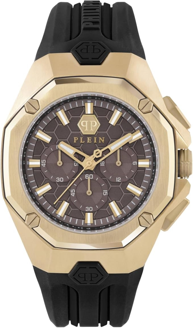 Philipp Plein Octagon Hyper PWTBA0423 Кварцевый шкаф для одежды-Armbanduhr