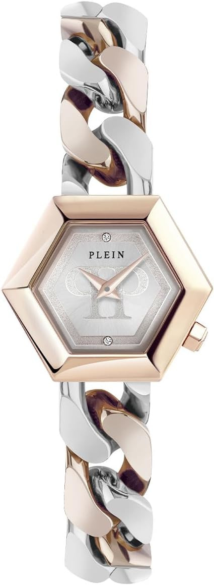 Philipp Plein The Hexagon Groumette PWWBA0223 Quarzwerk Damen-Armbanduhr