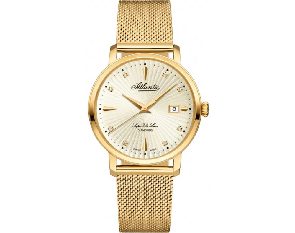 Atlantic Super Deluxe Diamonds 29355.45.37 Womens Quartz Watch Atlantic Super Deluxe Diamonds 29355.45.37 Womens Quartz Watch