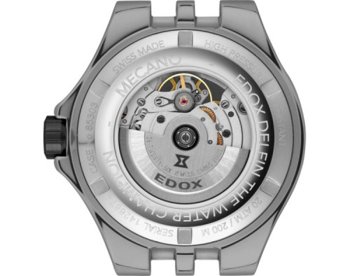 EDOX Delfin Mecano 85303 357GNM NGN Reloj Mecánico para Hombre