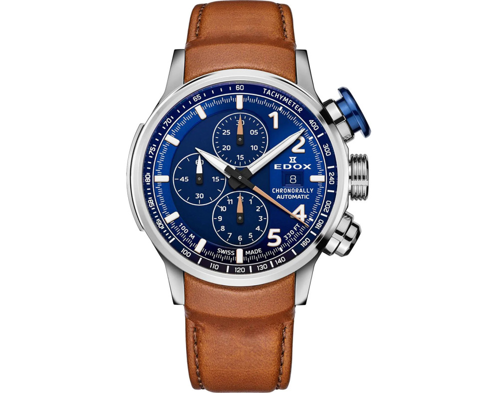 EDOX Chronorally 01129 TBUCBR BUBR Mechanisch Herren-Armbanduhr