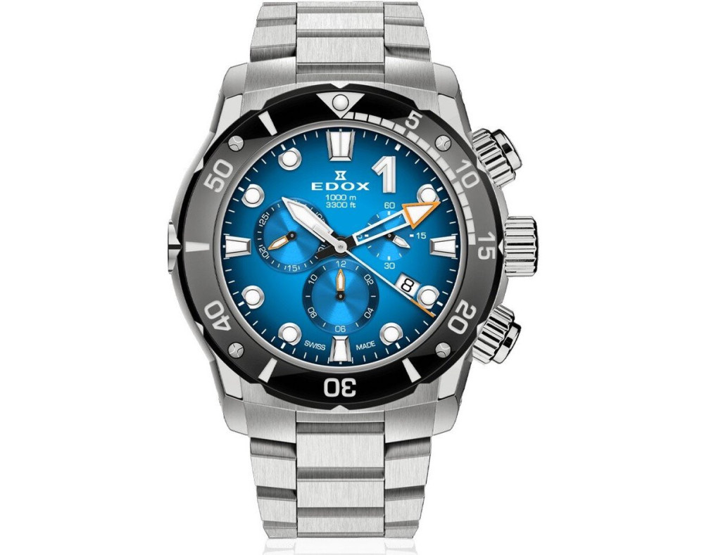 EDOX CO-1 10242 TINM BUIDN Quarzwerk Herren-Armbanduhr