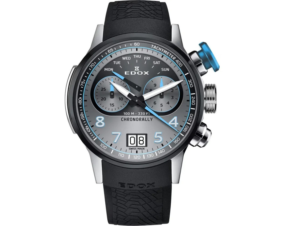 EDOX Chronorally Titanium 38003-TINBU-GNBU