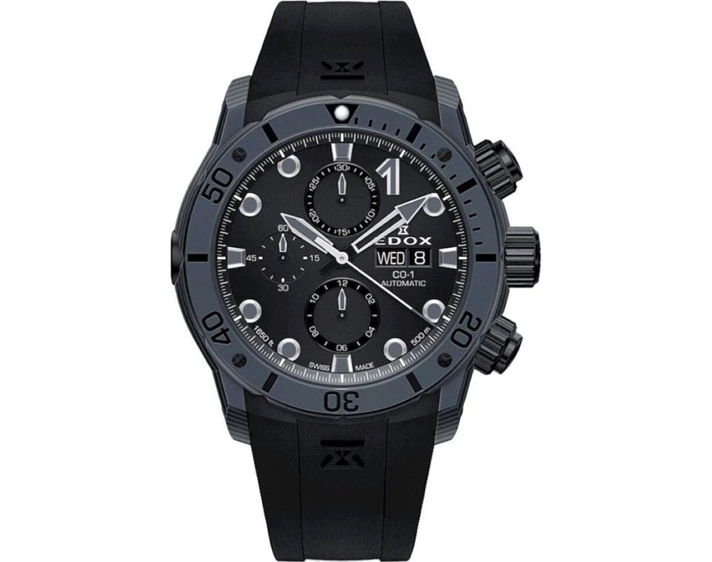 EDOX CO-1 Carbon Chrono Automatic 01125-CLNGN-NING