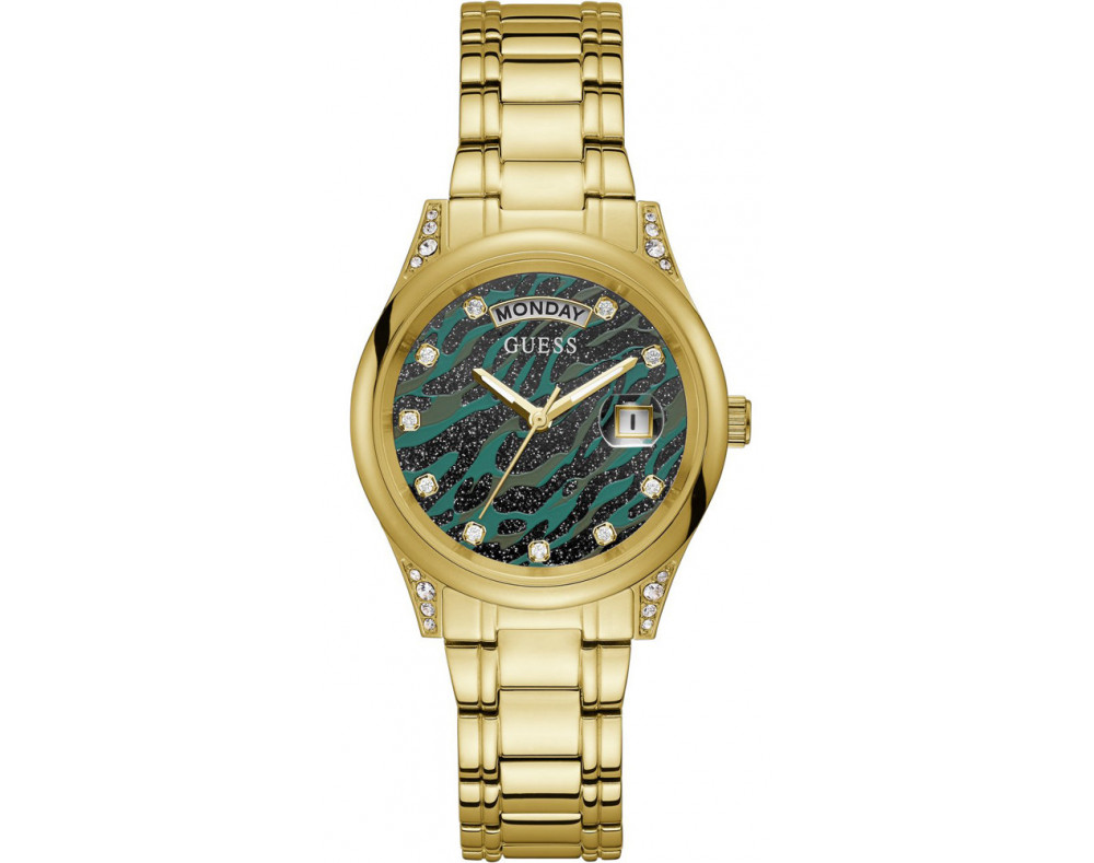 Guess Aura GW0047L3 Quarzwerk Damen-Armbanduhr Guess Aura GW0047L3 Quarzwerk Damen-Armbanduhr