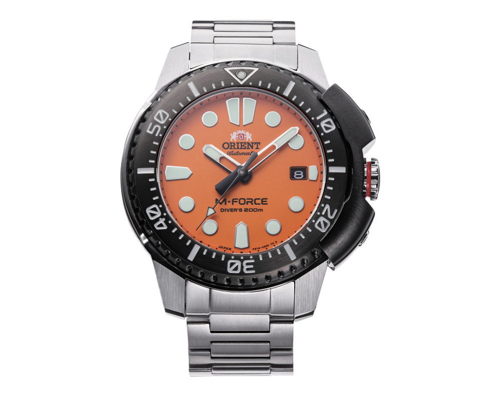 Orient M-Force RA-AC0L08Y00B Mechanisch Herren-Armbanduhr Orient M-Force RA-AC0L08Y00B Mechanisch Herren-Armbanduhr