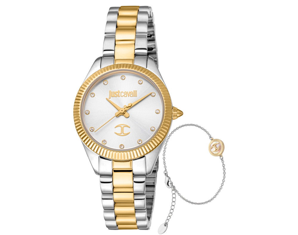 Just Cavalli Set JC1L267M0085 Quarzwerk Damen-Armbanduhr Just Cavalli Set JC1L267M0085 Quarzwerk Damen-Armbanduhr