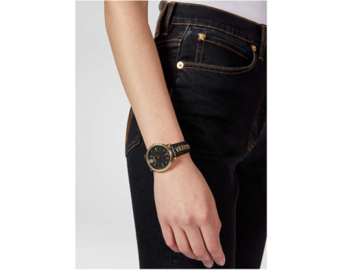 Versace V-Circle VE8101019 Quarzwerk Damen-Armbanduhr