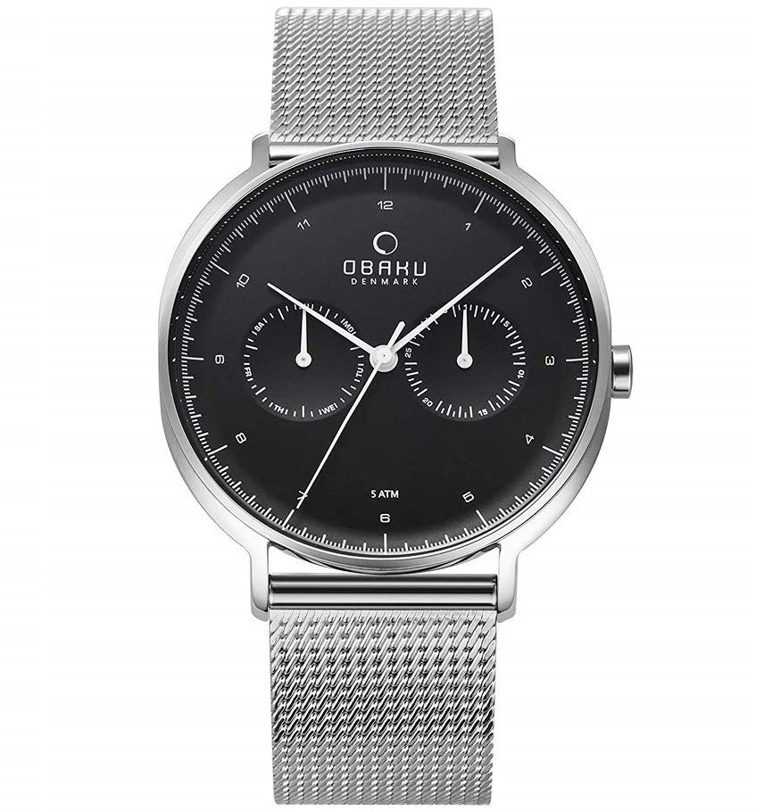Obaku  V193GMCBMC Quarzwerk Herren-Armbanduhr