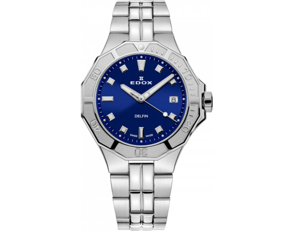 EDOX Delfin Diver 53020 3M BUN Womens Quartz Watch