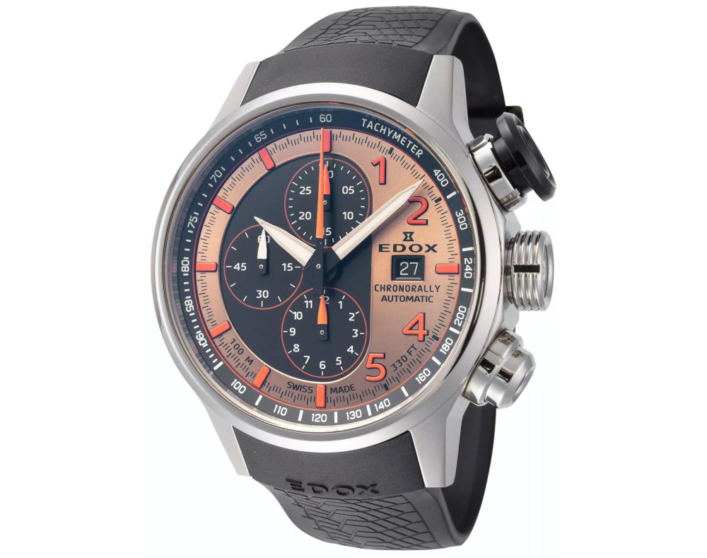 EDOX Chronorally 01129-TNCA-BENO Mechanisch Herren-Armbanduhr