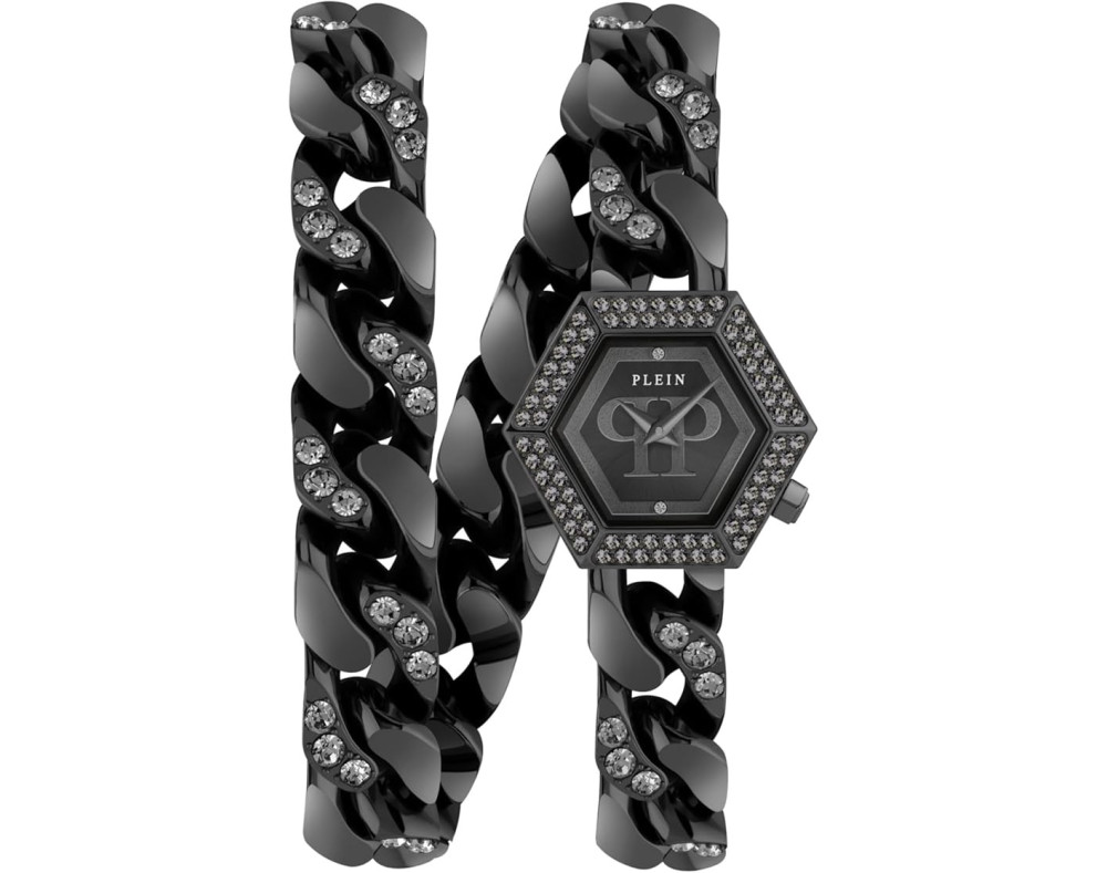 Philipp Plein The Hexagon Groumette PWWBA0623 Montre Quartz Femme Philipp Plein The Hexagon Groumette PWWBA0623 Montre Quartz Femme