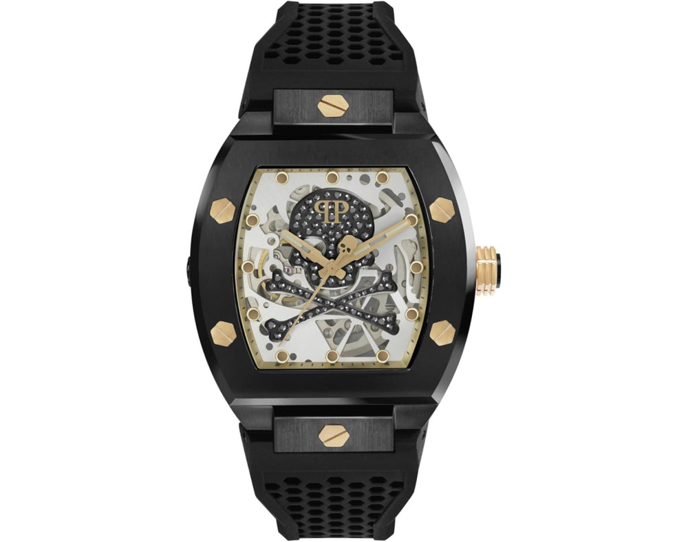Philipp Plein The Skeleton PWBAA0521 Montre Mécanique Homme Philipp Plein The Skeleton PWBAA0521 Montre Mécanique Homme