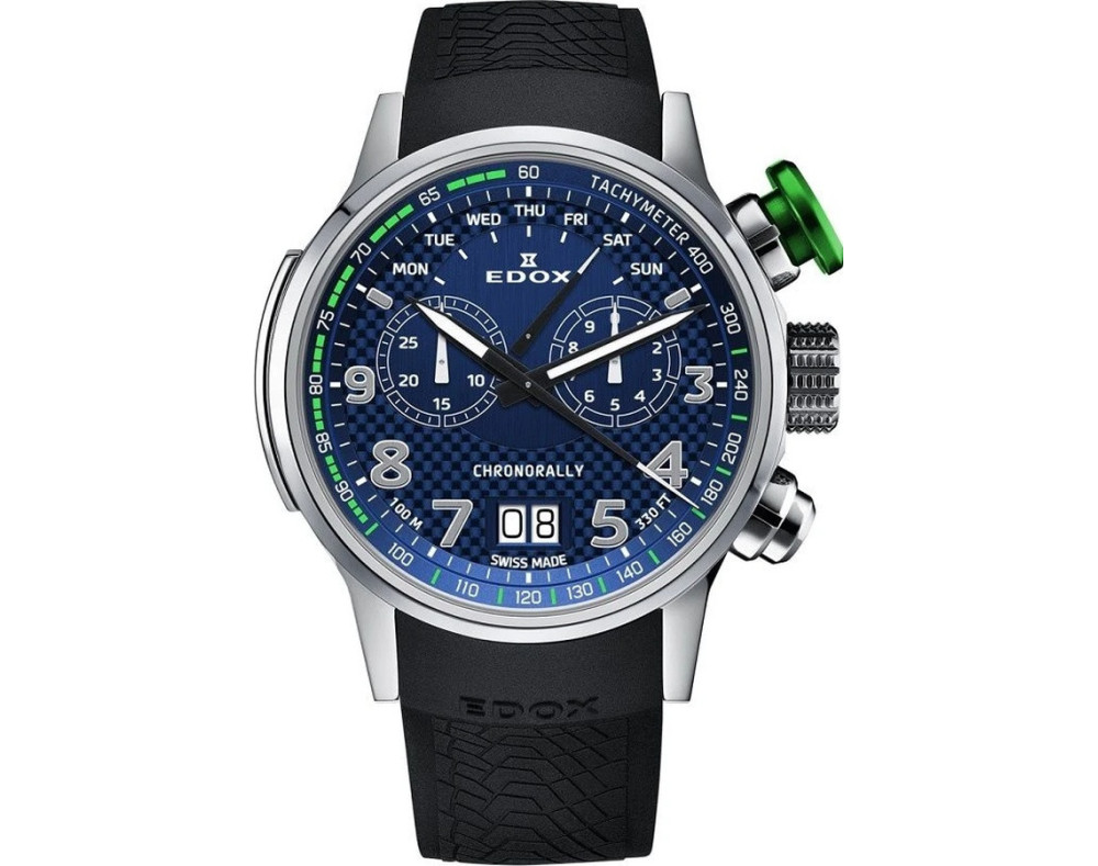 EDOX Chronorally Titanium 38001-TINV-BUV3