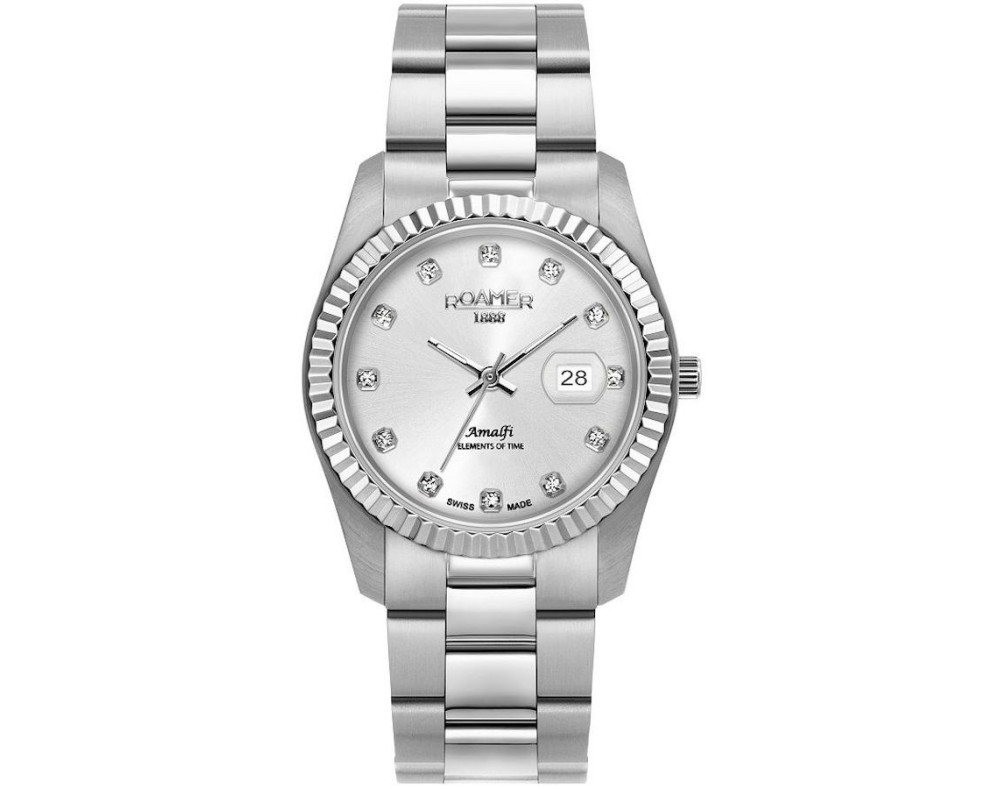 Roamer Amalfi 852844-41-19-20 Quarzwerk Damen-Armbanduhr Roamer Amalfi 852844-41-19-20 Quarzwerk Damen-Armbanduhr