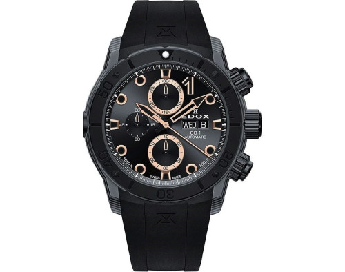 EDOX CO-1 Carbon Chrono Automatic 01125-CCN-NR
