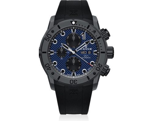 EDOX CO-1 Carbon Chrono Automatic 01125-CLNGN-BUNN