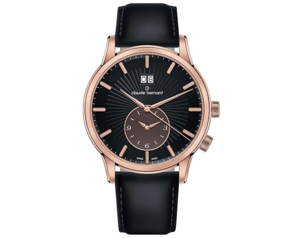Claude Bernard Classic 2nd Time Zone 62007-37R-NIBRR Quarzwerk Herren-Armbanduhr Claude Bernard Classic 2nd Time Zone 62007-37R-NIBRR Quarzwerk Herren-Armbanduhr