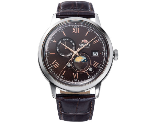 Orient Bambino Sun & Moon RA-AK0804Y Mechanisch Herren-Armbanduhr