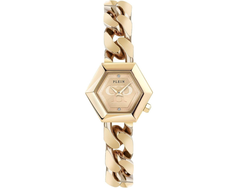 Philipp Plein The Hexagon Groumette PWWBA0323 Montre Quartz Femme Philipp Plein The Hexagon Groumette PWWBA0323 Montre Quartz Femme