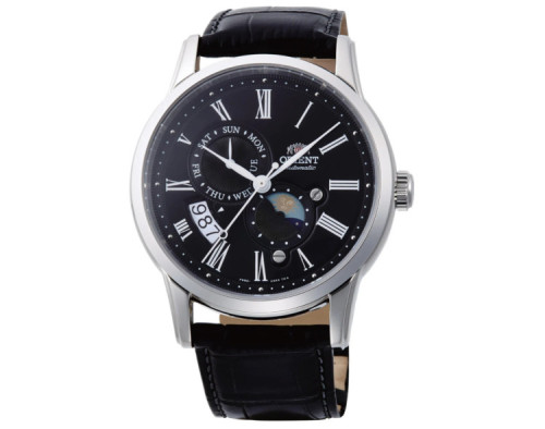 Orient Sun & Moon RA-AK0010B30B Mechanisch Herren-Armbanduhr