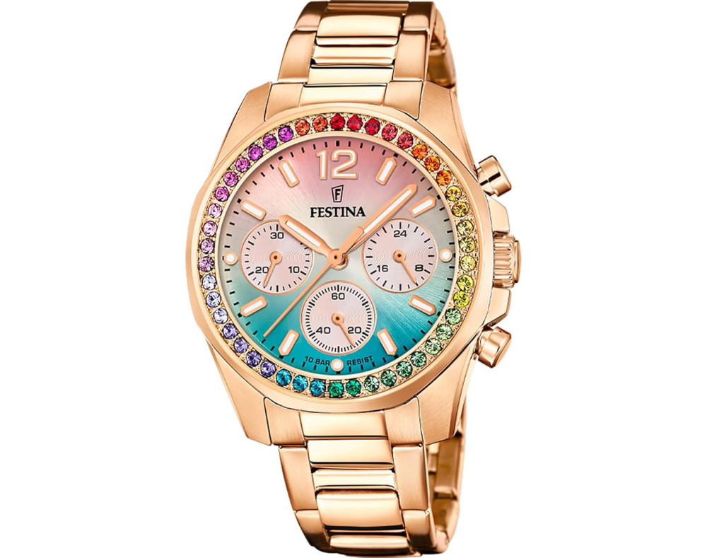 Festina Boyfriend Rainbow F20639/8 Montre Quartz Femme
