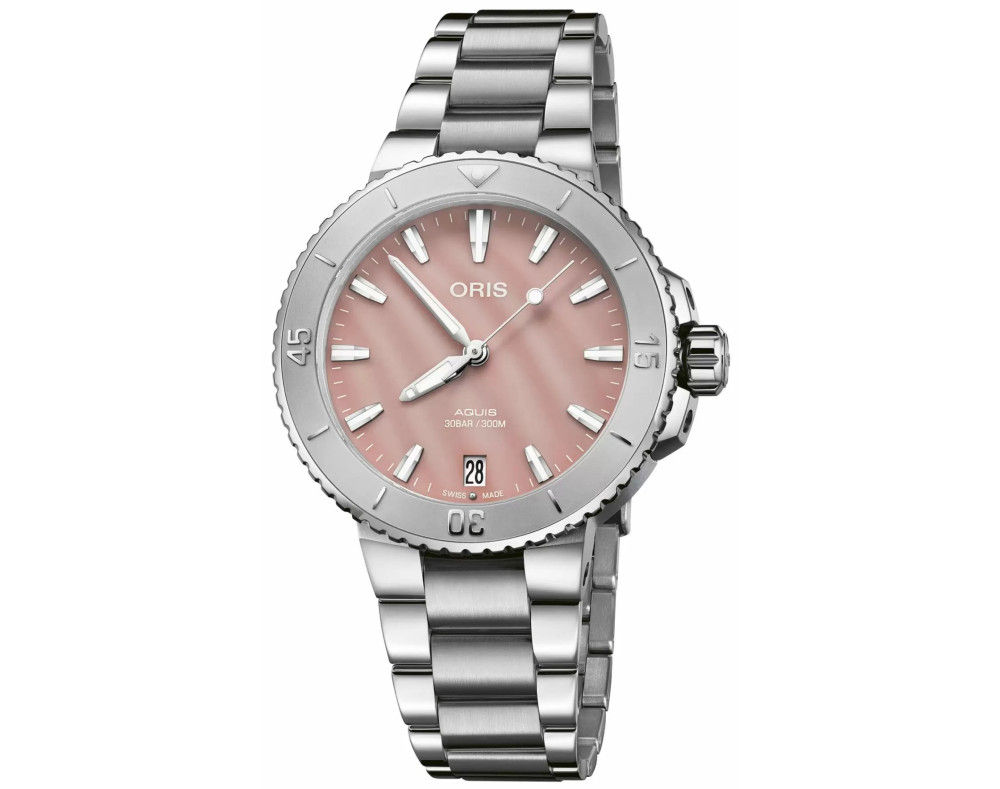 ORIS Aquis Date Lady 01-733-7770-4158-07-8-18-05P