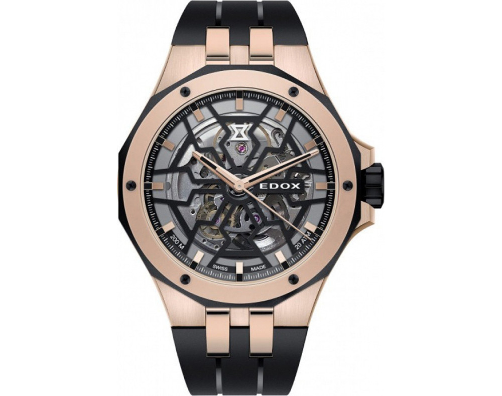 EDOX Delfin Mecano Skeleton 85303-357RN-NRN