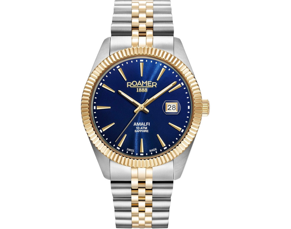 Roamer Amalfi 852833-47-45-20 Mens Quartz Watch Roamer Amalfi 852833-47-45-20 Mens Quartz Watch