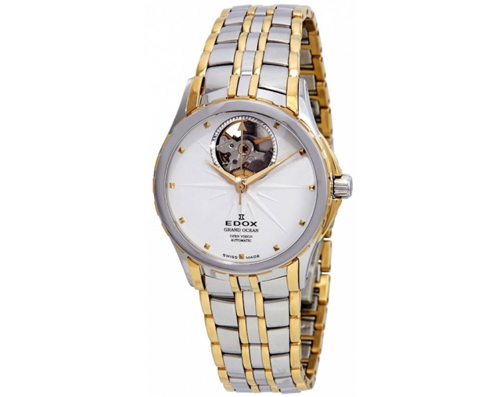EDOX Grand Ocean Open Heart 85013-357J-AID Mechanisch Damen-Armbanduhr EDOX Grand Ocean Open Heart 85013-357J-AID Mechanisch Damen-Armbanduhr