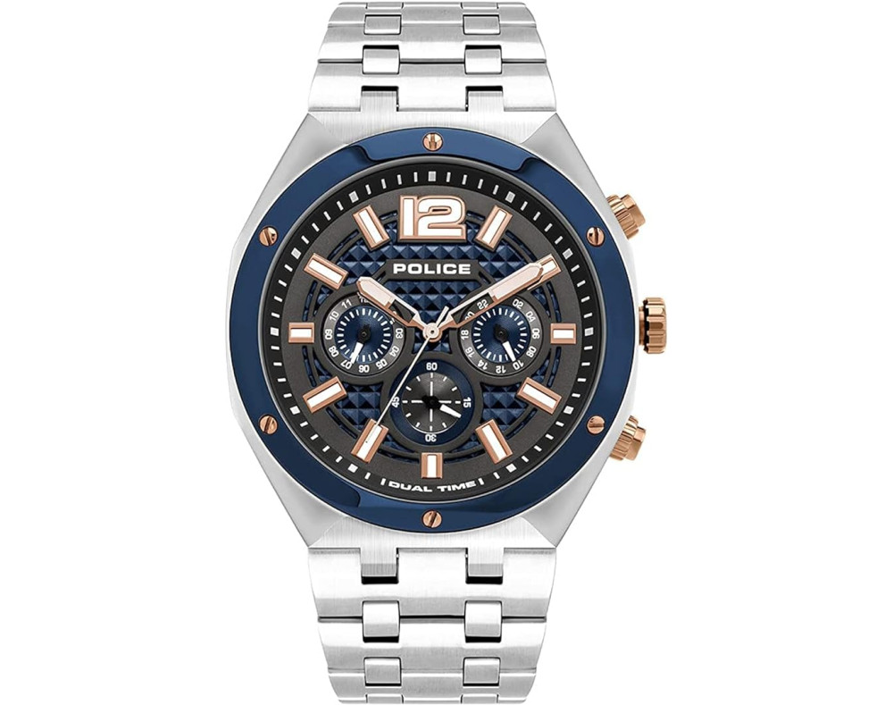 Police Kediri PL.15995JSTBL/61M Herrenuhr Dualtimer Police Kediri PL.15995JSTBL/61M Herrenuhr Dualtimer