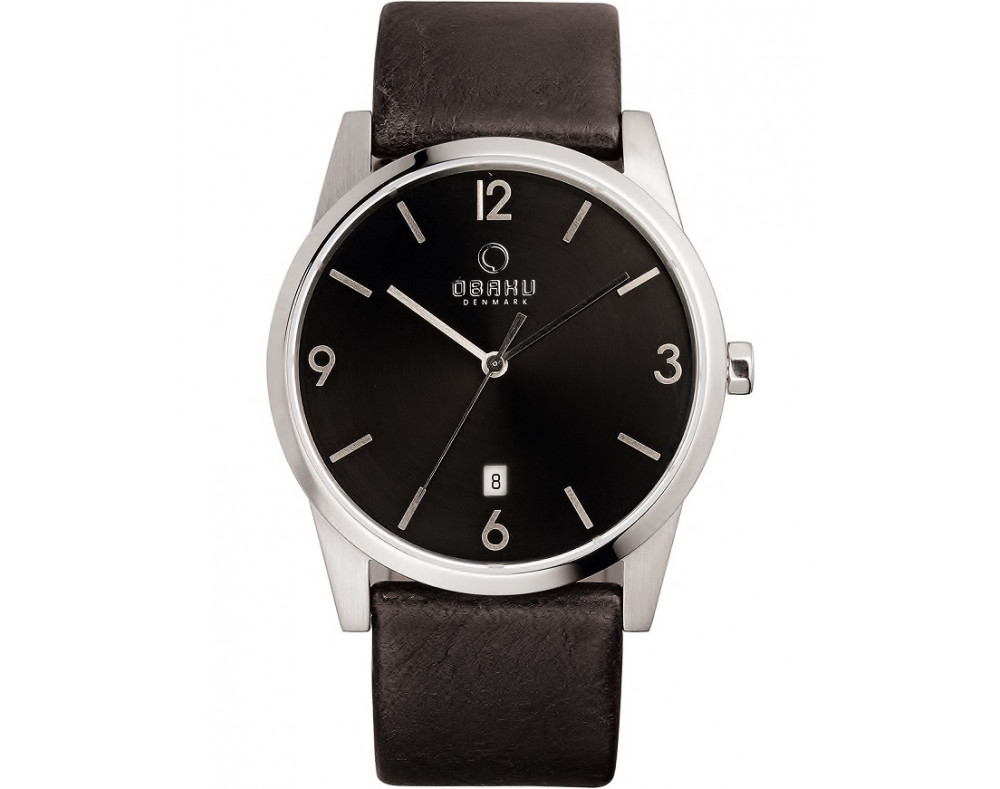 Obaku Sten V169GDCBRB Mens Quartz Watch Obaku Sten V169GDCBRB Mens Quartz Watch