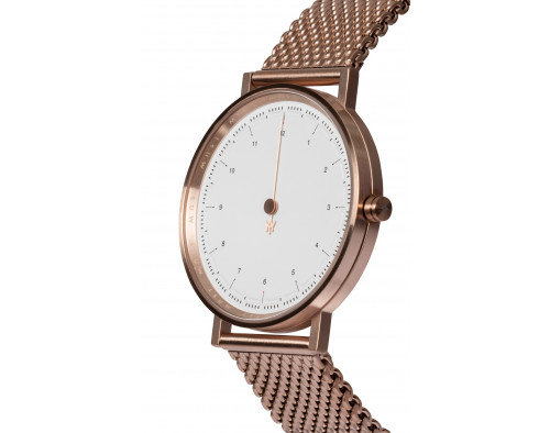 MAST Milano CFO Royal BS12-RG504M.WH.03S Quarzwerk Herren-Armbanduhr Einzeigeruhr