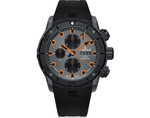 EDOX CO-1 Carbon Chrono Automatic 01125-CCN-GNO