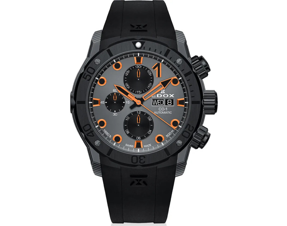 EDOX CO-1 Carbon Chrono Automatic 01125-CCN-GNO EDOX CO-1 Carbon Chrono Automatic 01125-CCN-GNO