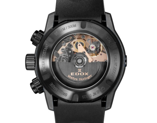 EDOX CO-1 Carbon Chrono Automatic 01125-CCN-GNO