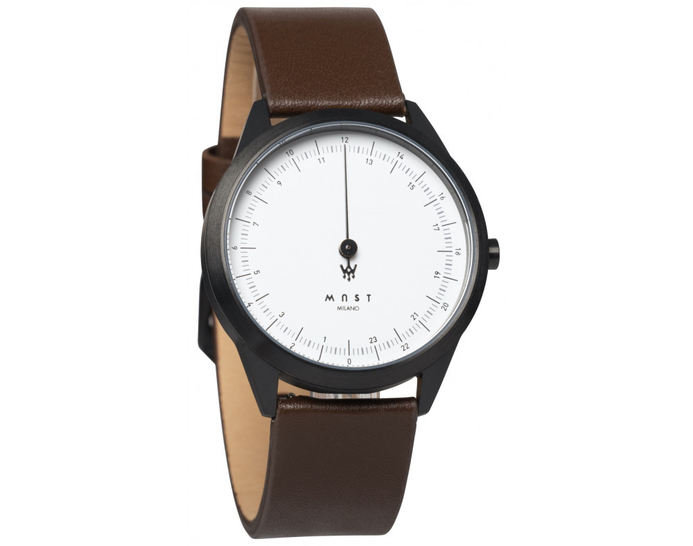 MAST Milano CEO Dark A24-BK402M.WH.14I Mens 24 hour Single-hand Quartz Watch MAST Milano CEO Dark A24-BK402M.WH.14I Mens 24 hour Single-hand Quartz Watch