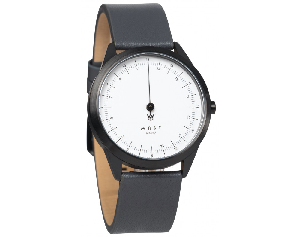 MAST Milano CEO Dark A24-BK402M.WH.15I Quarzwerk Herren-Armbanduhr Einzeigeruhr 24 Stunden MAST Milano CEO Dark A24-BK402M.WH.15I Quarzwerk Herren-Armbanduhr Einzeigeruhr 24 Stunden