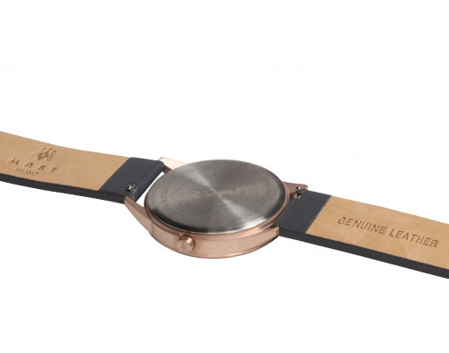 MAST Milano CEO Royal Black A24-RG404M.BK.15I Quarzwerk Herren-Armbanduhr Einzeigeruhr 24 Stunden