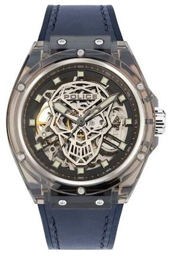 Police translucent watch hotsell