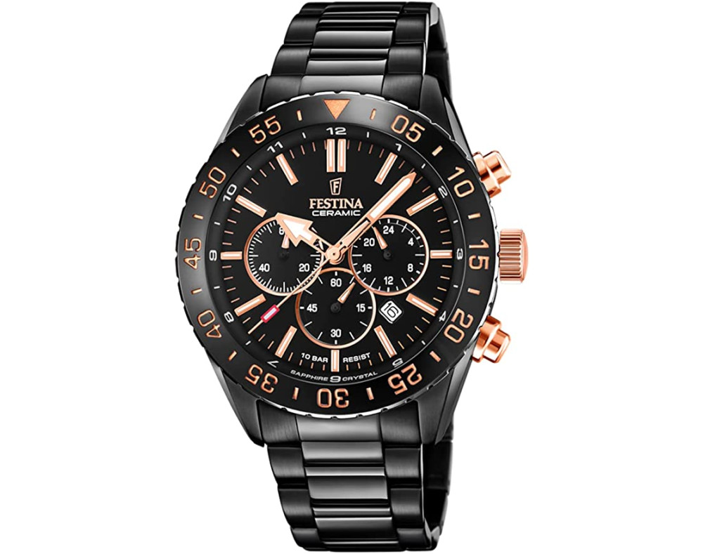Festina Ceramic F20577/1 Quarzwerk Herren-Armbanduhr