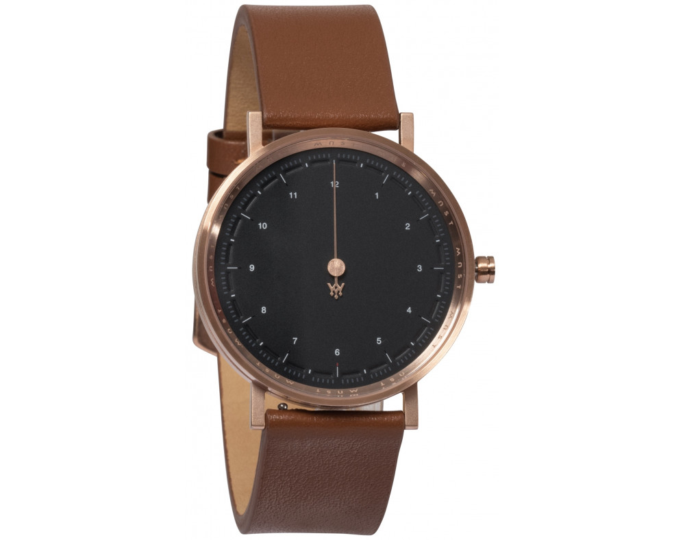 MAST Milano CFO Royal Black BS12-RG504M.BK.09I Montre mono aiguille Quartz Homme MAST Milano CFO Royal Black BS12-RG504M.BK.09I Montre mono aiguille Quartz Homme